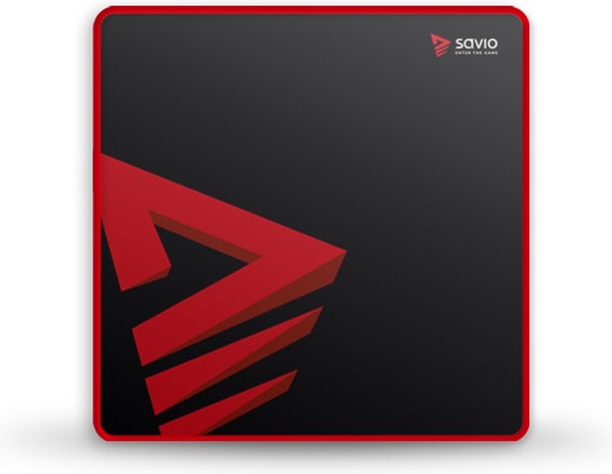 Turbo Dynamic M - Black,Red - Image - Fabric,Rubber - Non-slip base - Gaming mouse pad