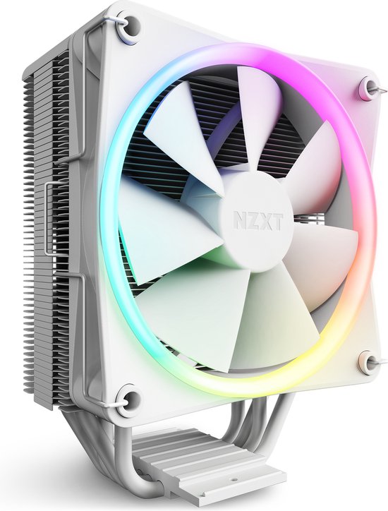 NZXT T120 RGB CPU Cooler - White - Koeler voor processor - 120 mm - PWM - 1700, 115x, 1200, AM5, AM4 - NZXT
