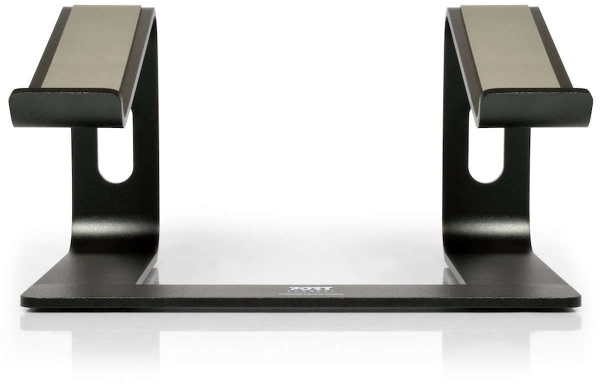 Port Connect Ergonomic Fixed Notebook Stand up to 15.6 - Aluminium