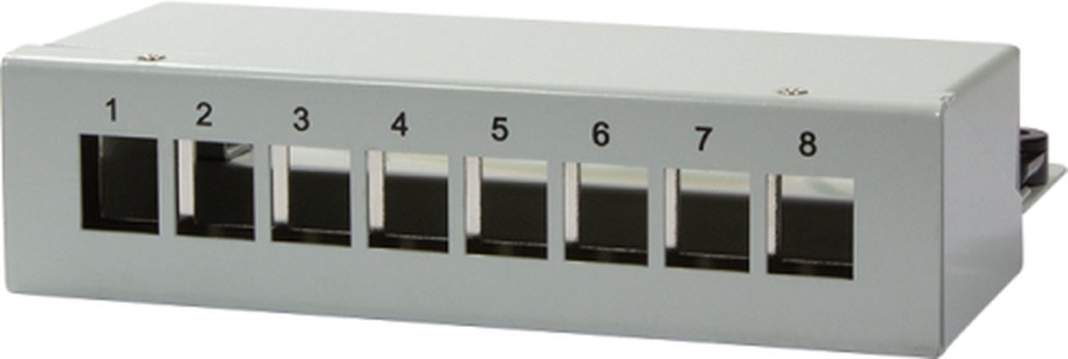 Keystone patch panel box voor 8 keystones - Kabelverbinder - Kabel Connector