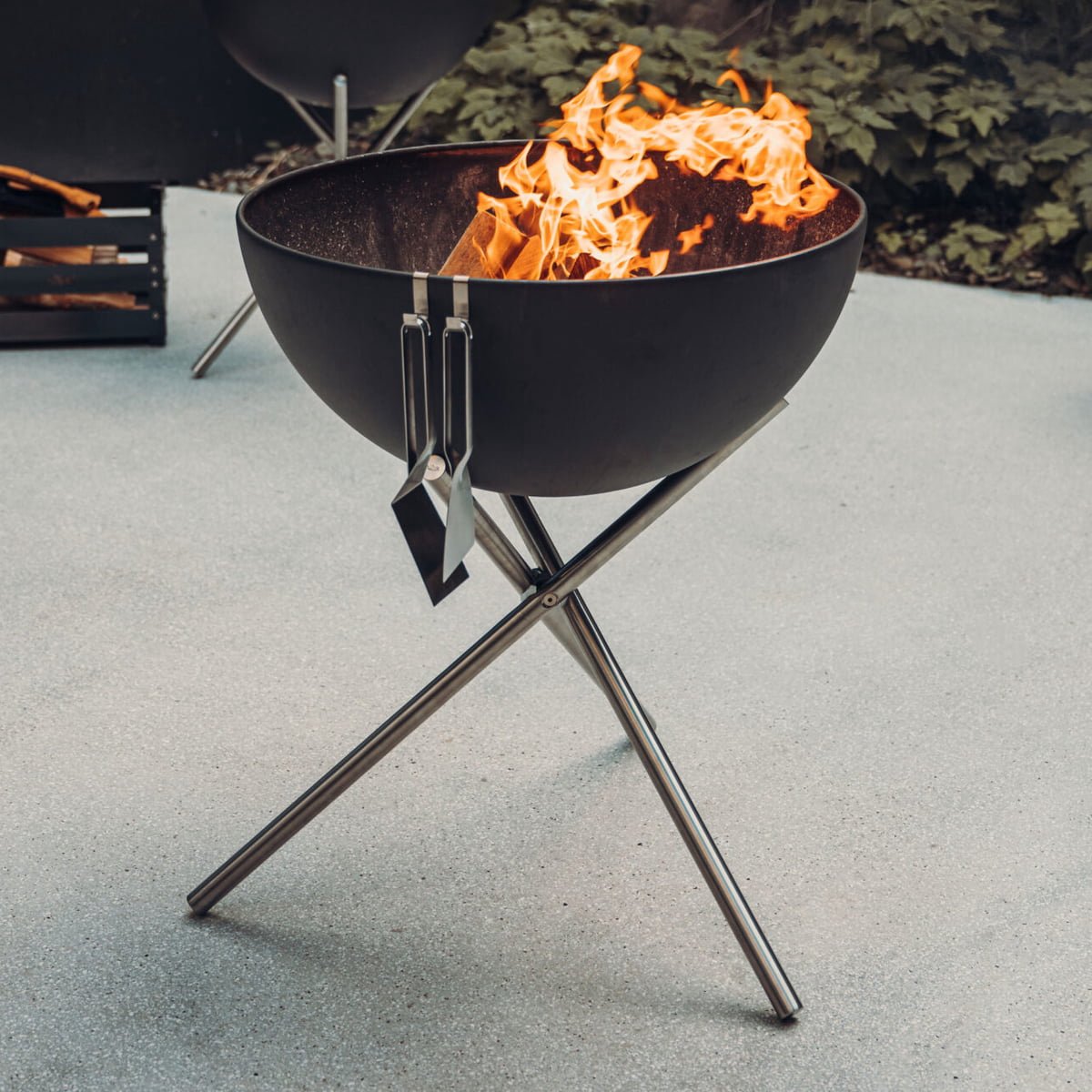 Höfats Bowl 70 Fire Bowl Plancha Set High