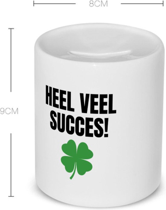 Akyol - Tirelire bonne chance - Collègue - Employés - Merci - Cadeau pour collègue - Cadeau - Cadeau d'adieu - Contenu 350 ML