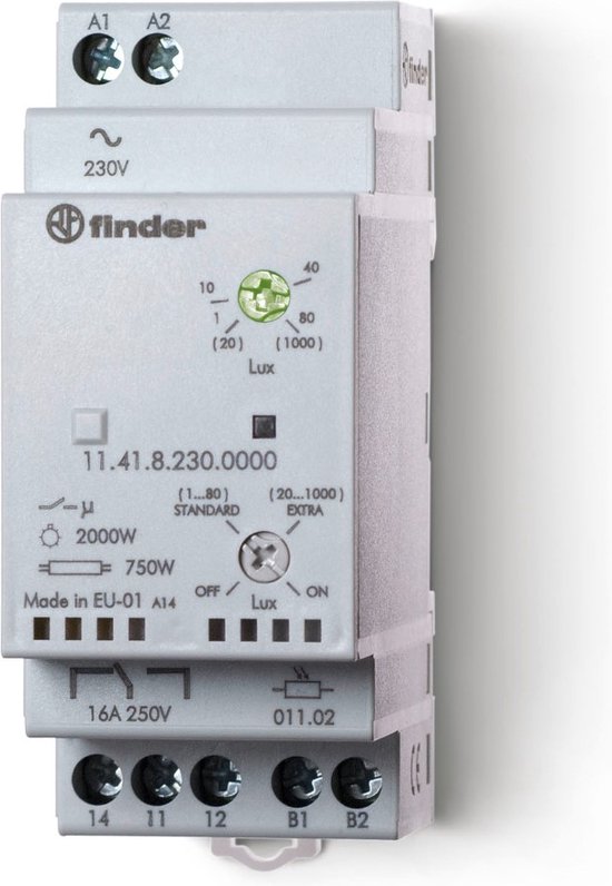 Capteur Crépusculaire Externe Maclean MCE35 - 220-240V, Max 3450W, Pour L'éclairage Automatique