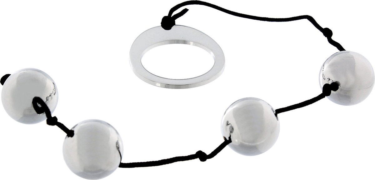 Seven Creations - Heavy Metal - Anaal Balletjes - Zilver - Ø 20 mm