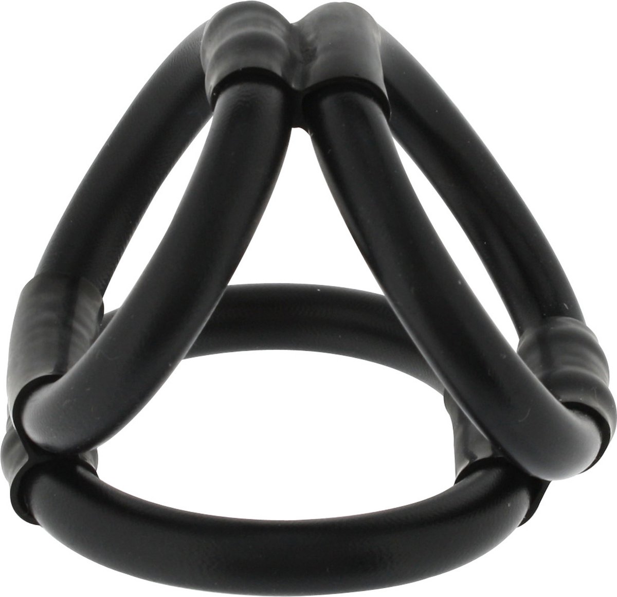 Seven Creations - Tri Ring Cock Cage - Vibrator - Zwart - Ø 40 mm