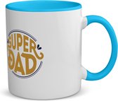 Akyol - super dad Spaarpot - Vader - papa - vaderdag - cadeau - verjaardag - kado - 350 ML inhoud