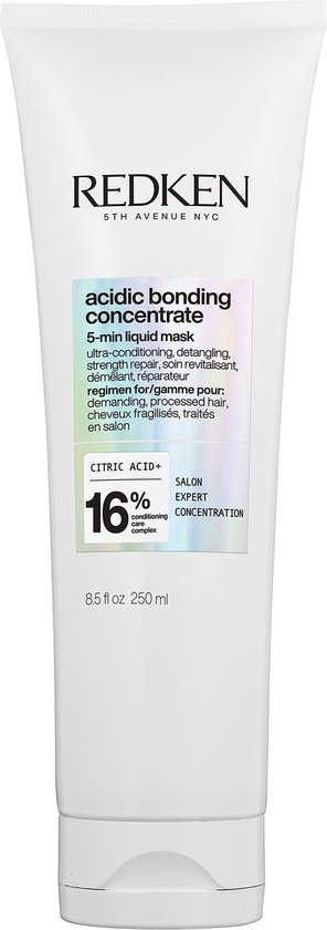 Redken Acidic Bonding Concentrate 5-Min Liquid Masker – Versterkt de verbindingen van het haar in slechts 5 minuten – 250 ml