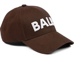 BALR. - Heren Petten Classic Embro Cap - Bruin