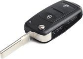 Étui pour clé de voiture - étui pour clé de voiture - clé - Clé de voiture adaptée pour / Volkswagen / Volkswagen / Polo / Golf / Seat / Skoda 2 boutons