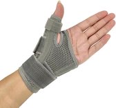 Duimbrace - Polsbrace - Duimbandage – Polsbandage - Middenhandsbrace - Hand- en Polsbrace - Polssteun voor Artritis - Links en rechts - Grijs