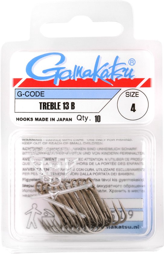 Gamakatsu Treble 13 - 1/0 - brons van Merkloos — afbeelding 4