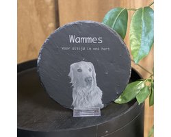 Gepersonaliseerde herdenking bord | Gedenkbord | gepersonaliseerd | In liefdevolle herinnering | overlijden | in memoriam | Verlies huisdier | Hond | Kat | Poes