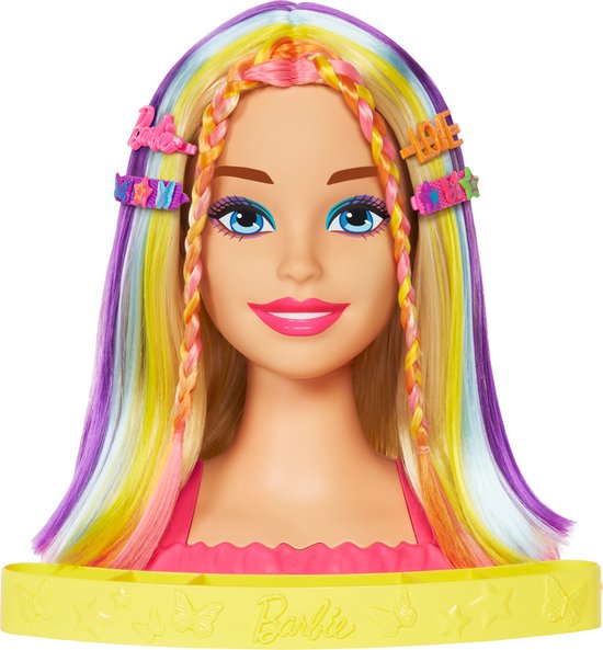 Autre jeux d'imitation Barbie Tête à coiffer Afro Style