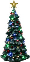 Lemax - Snowy Christmas Tree 16.5 cm - Met Licht