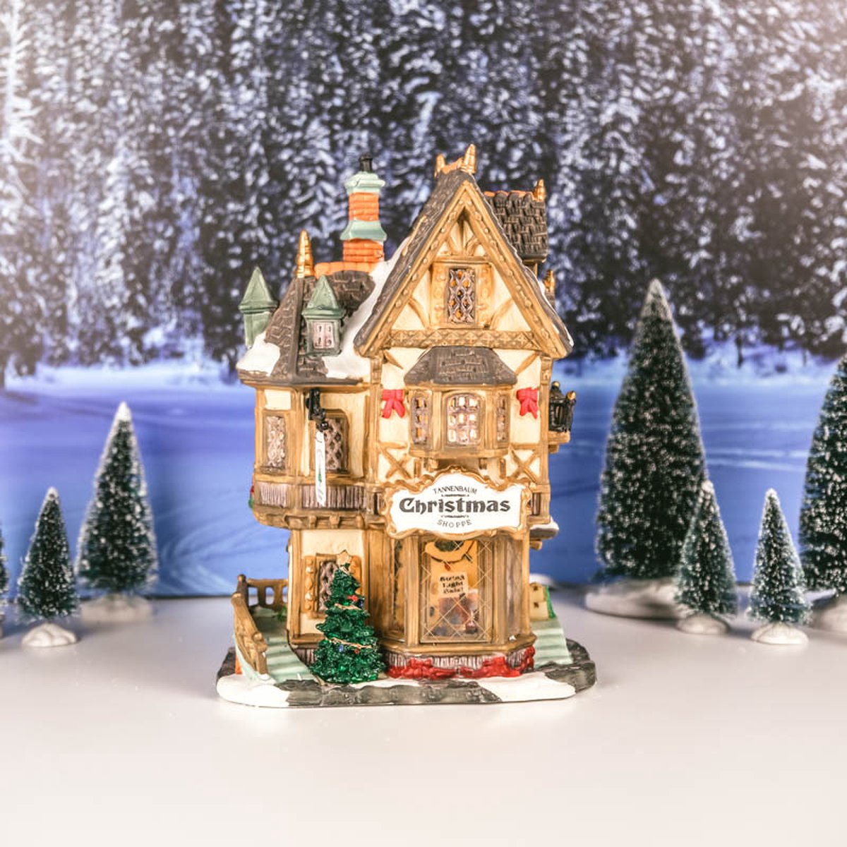 Lemax Tannenbaum Christmas Shoppe Kerstdorpen - Met verlichting – foto 7