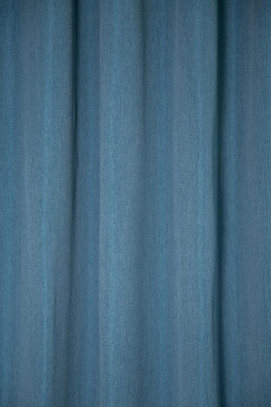 Rideau occultant acoustique opaque, rideau uni, pétrole, rideau, salon, chambre à coucher, chambre d'enfant, tissu décoratif (1 pièce), 245 x 140 cm (hxl)