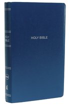 NKJV, Gift and Award Bible, Leather-Look, Blue, Red Letter, Comfort Print