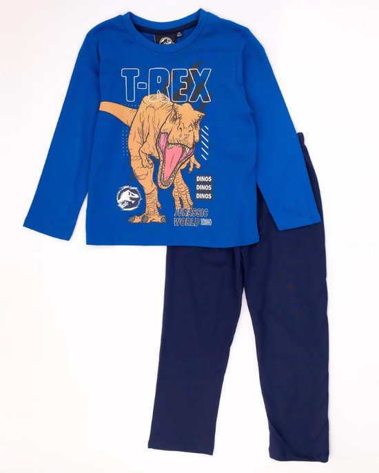 Jurassic World Dino Pyjama - Blauw - T-Rex. Maat 110 cm / 5 jaar