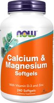 Calcium Magnesium with Vitamin D & Zinc 240softgels