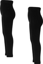 Heatkeeper Thermobroek kinderen - 2-Pack - Maat 164/176 - Zwart - Thermobroek met tailleband