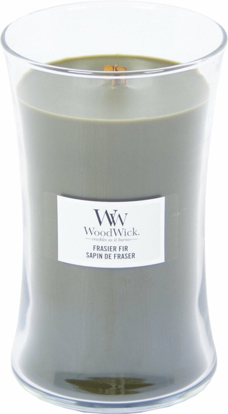 WoodWick Ellipse bougie parfumée avec mèche qui crépite, Feu de bois, Temps  de combustion jusqu'à 50 heures : : Cuisine et Maison