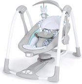 Blithe- Baby Schommelstoel - loopstoel met schommelfunctie - Loopstoeltje Baby - Met Muziek Functie - Grijs