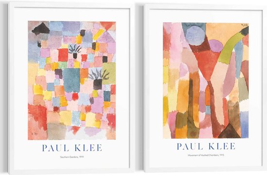 Schilderijen set Paul Klee Colour Set 70x50 cm