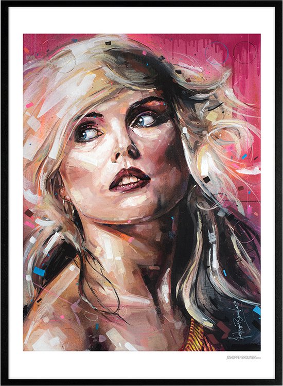 Foto: Blondie print 51x71 cm ingelijst gesigneerd