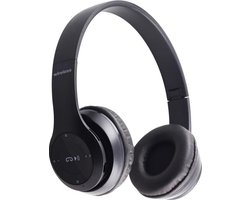Hoofdtelefoon met microfoon en bluetooth vs 5.0. ZWART