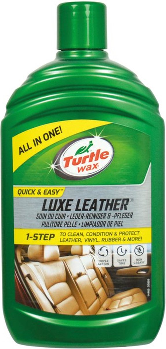Turtle Wax Quick & Easy Cleaner & Conditioner, Luxe Leather - 16 fl oz