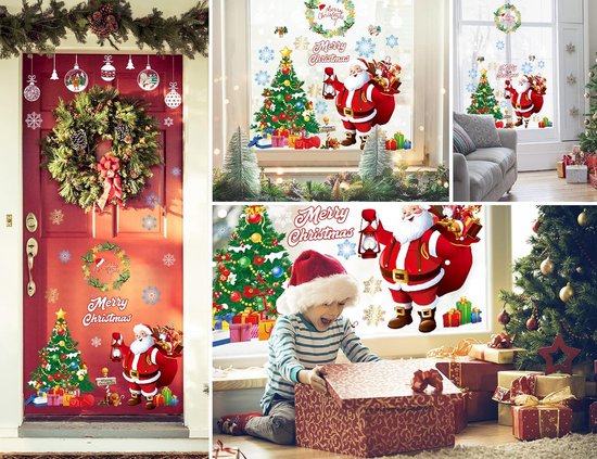 Raamsticker 'We Wish You a Very Merry Christmas' - BBX Gifts & More