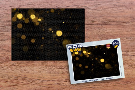 Puzzle Or - Abstrait - Luxe - Zwart - Puzzle - Puzzle 500 pièces