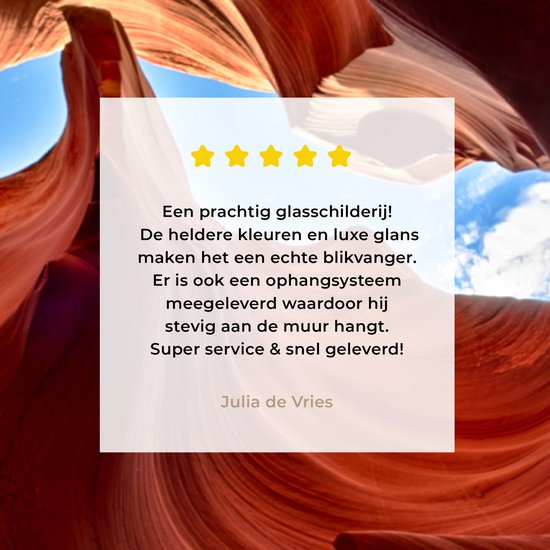 Peinture sur Verre - Murs Rocheux de l'Antelope Canyon aux USA - 180x120 cm - Peintures sur Verre Peintures - Photo sur Glas