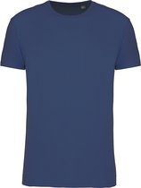 Donkerblauw T-shirt met ronde hals merk Kariban maat 3XL