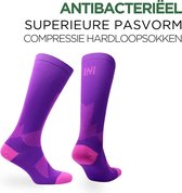 Norfolk Chaussettes de course Socks - Chaussettes de compression avec Meryl Skinlife - (antibactérien) - Chaussettes de compression Course à pied - Chaussettes de sport - Taille 39-42 - Violet - Valencia