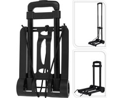 FX Tools Steekwagen transport trolley - kunststof/metaal - max 30 kilo - opvouwbaar