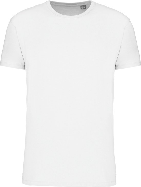 Wit T-shirt met ronde hals merk Kariban maat 5XL
