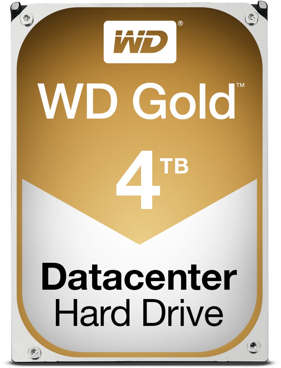 Western Digital Gold - Interne harde schijf 3.5'' - 4 TB