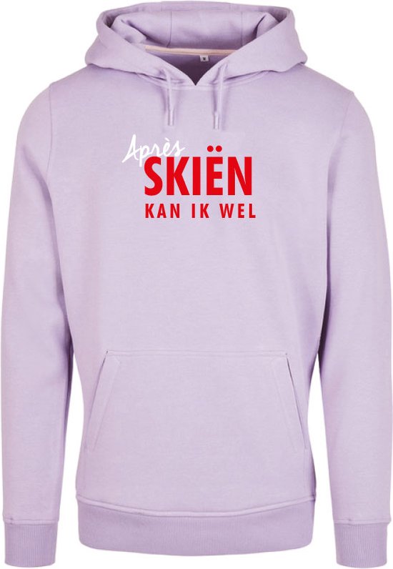 Wintersport hoodie Après skien kan ik wel - soBAD.