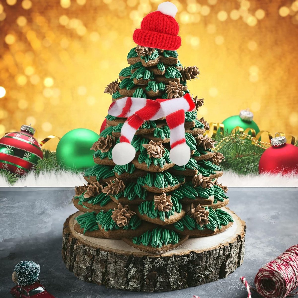 Dino De Noël Mignon En Bonnet Rouge Et écharpe Du Père Noël Illustration De Vacances