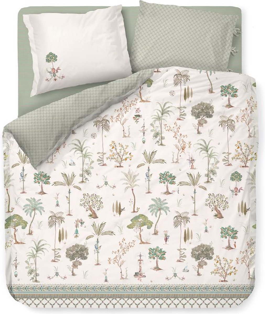 Pip Studio Giardini di Frutta dekbedovertrek - Lits-Jumeaux - 240x200/220 - Wit