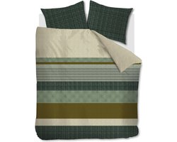 Beddinghouse Kyle dekbedovertrek - Lits-Jumeaux - 240x200/220 - Groen