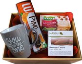 Verwenpakket – Massage Kaars GREEN TEA 200ml - Massu – Geschenkset - PickWick Tea – Valentijn Cadeau
