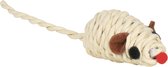 Trixie Fishal souris de jeu en corde 11cm Beige (jouets pour chats - jouets pour chats)