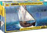 1:100 Zvezda 9005 Christopher Columbus Expedition Ship Nina Plastic Modelbouwpakket