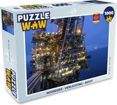 Puzzel Noordzee - Verlichting - Boot - Legpuzzel - Puzzel 1000 stukjes volwassenen