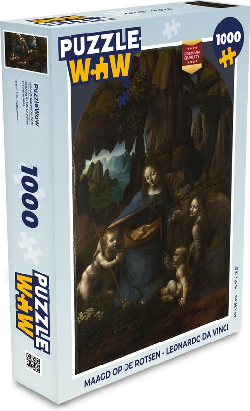 Puzzle Vierge sur les rochers - Leonardo de Vinci - Puzzle - Puzzle 1000 pièces adultes