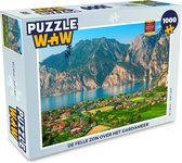 Puzzel De felle zon over het Gardameer - Legpuzzel - Puzzel 1000 stukjes volwassenen