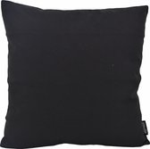 Sierkussen Uni Zwart | 45 x 45 cm | Katoen/Polyester