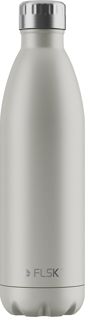 FLSK BOTTLE Drinkfles - Vaatwasmachinebestendig - 750 ml - Wind Grijs/beige